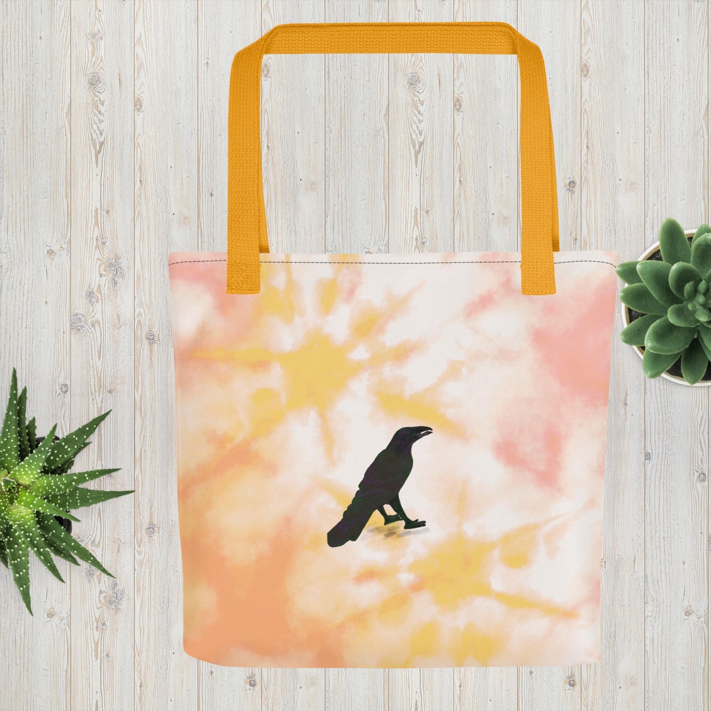 Sunburst Tied Dye Tote Bag