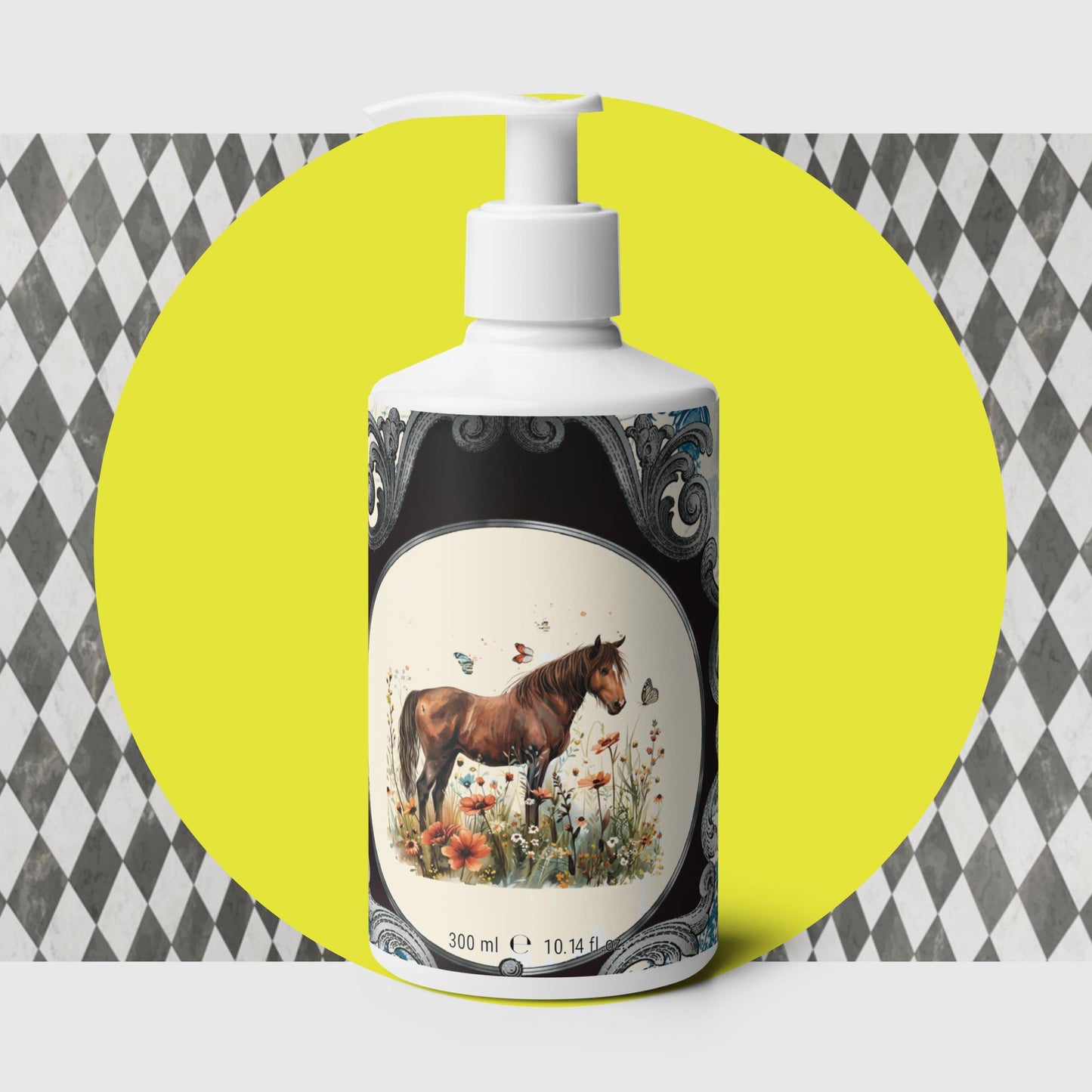 Horse and Butterflies Floral Hand & Body Wash