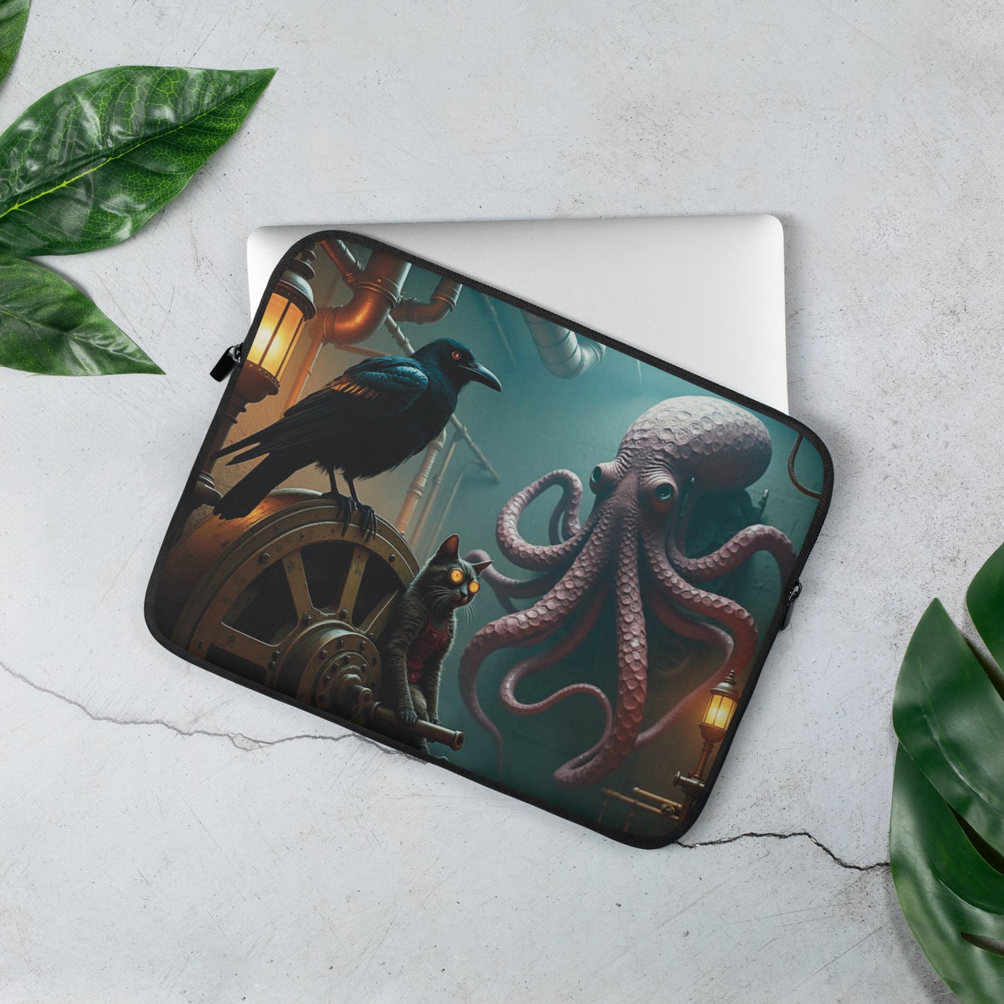 13 1/2 Inch Nautical Noir Laptop Sleeve