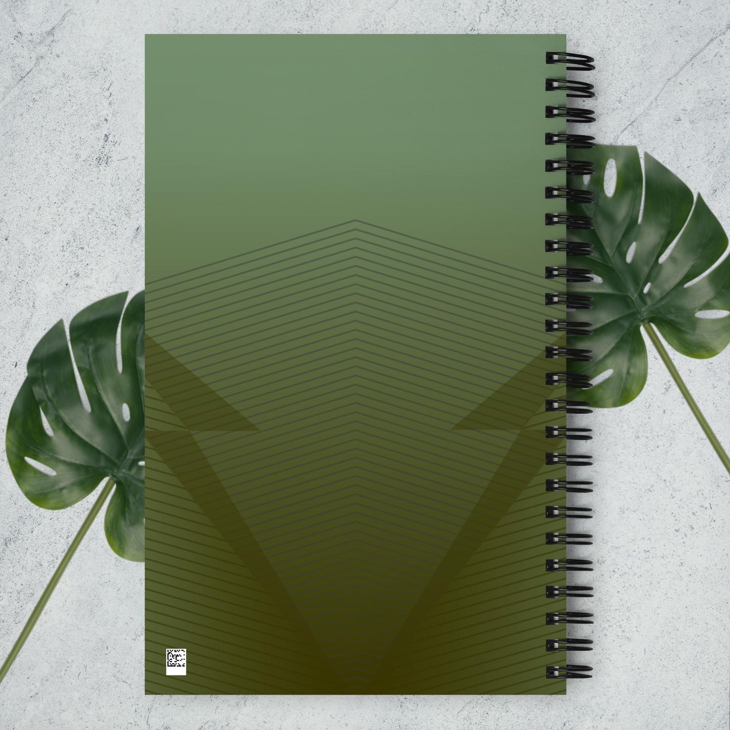 Green Rising Raven Spiral Notebook