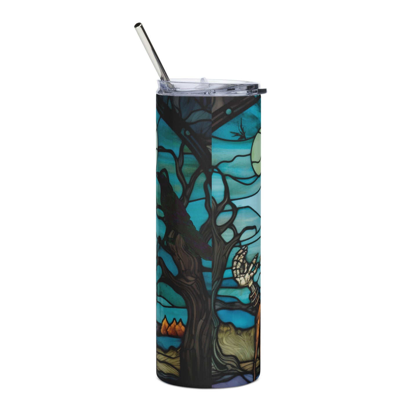 Spooky Skeleton Stainless Steel Tumbler