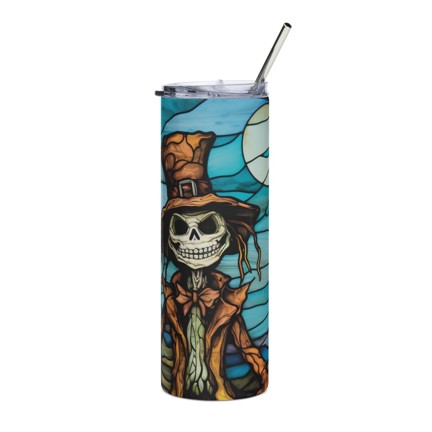 Spooky Skeleton Stainless Steel Tumbler