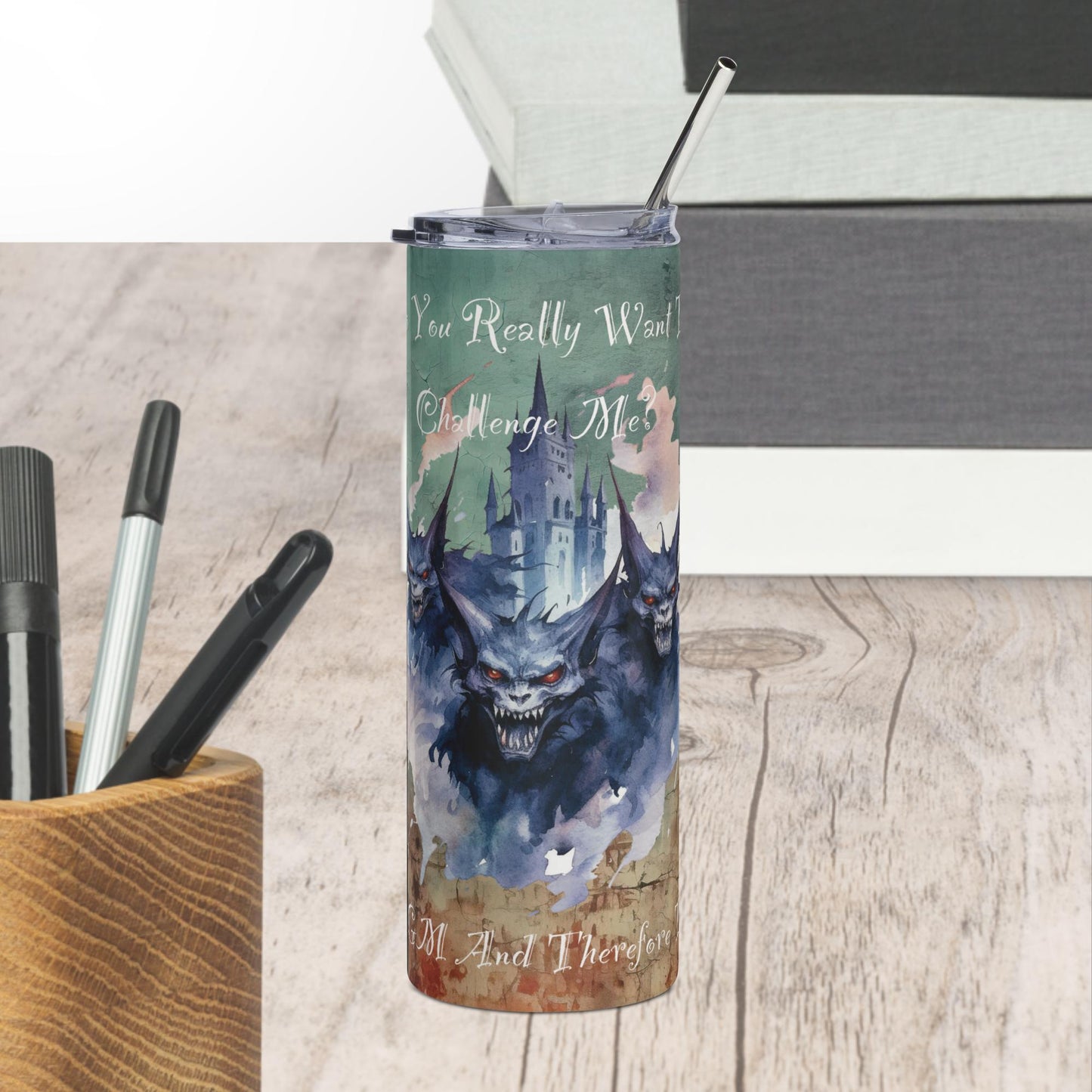 GM/DM RPG Gamer Stainless Steel Tumbler