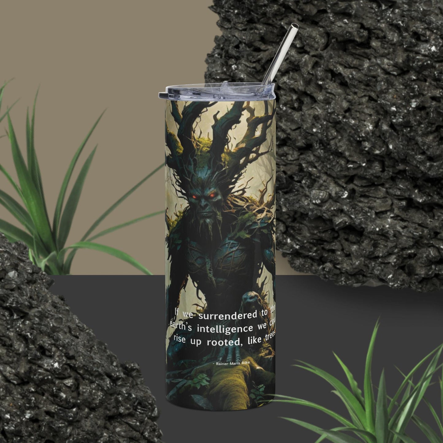 Tree/Earth Elemental Wisdom Stainless Steel Tumbler