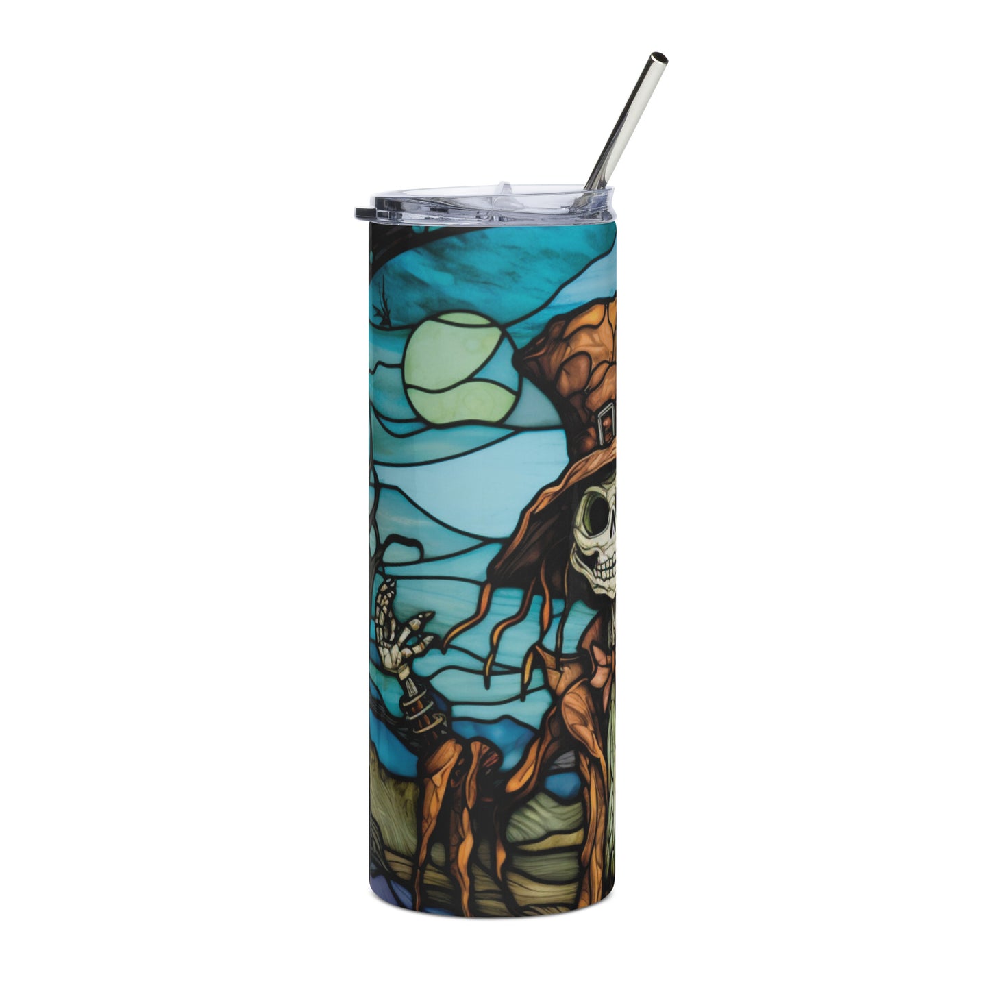 Spooky Skeleton Stainless Steel Tumbler