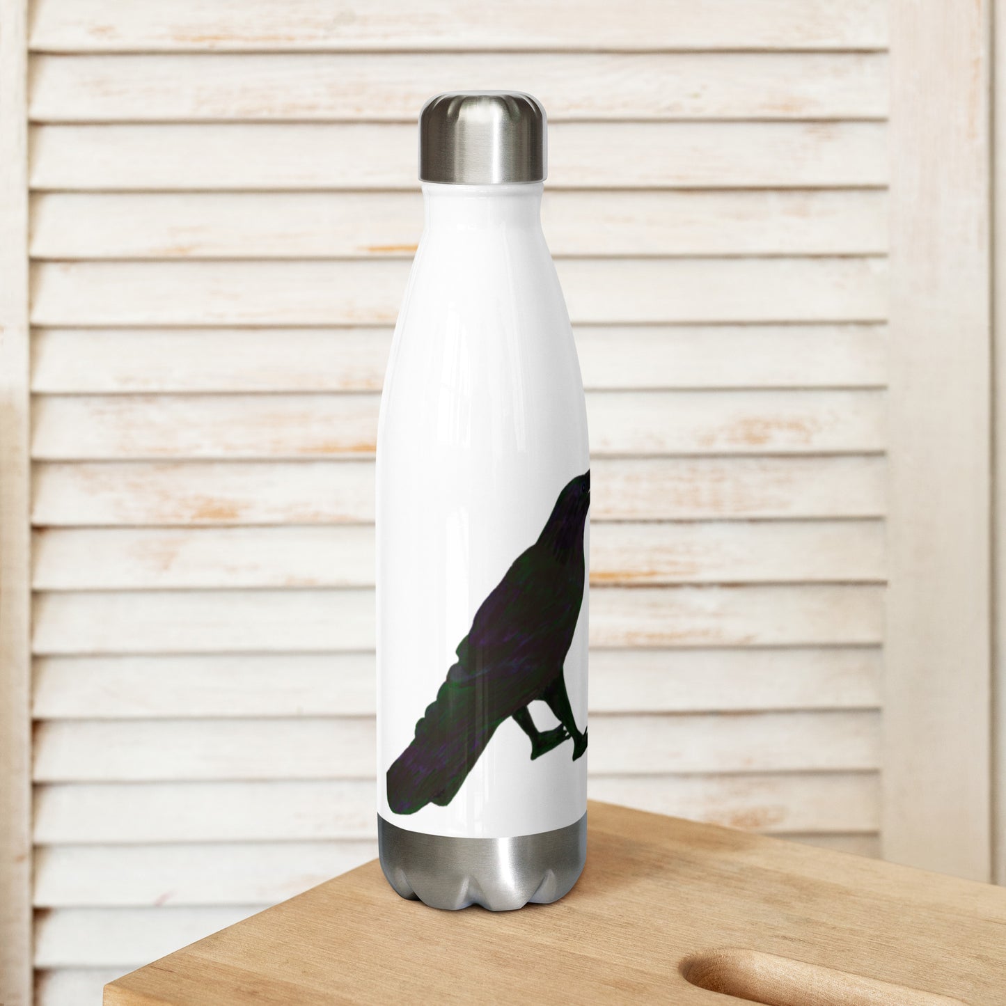 Elegant Raven Water Bottle