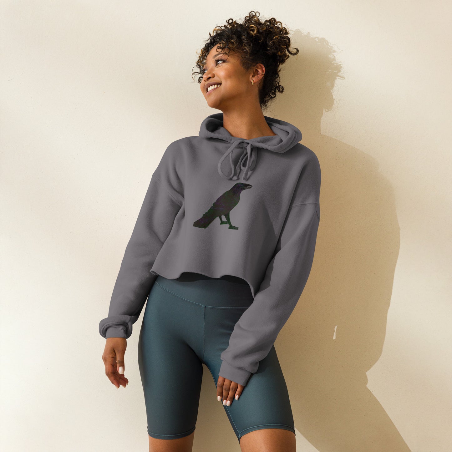 Raven Crop Hoodie